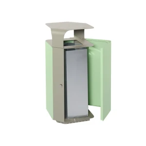 Урна Punto design Vega 78л металл серый