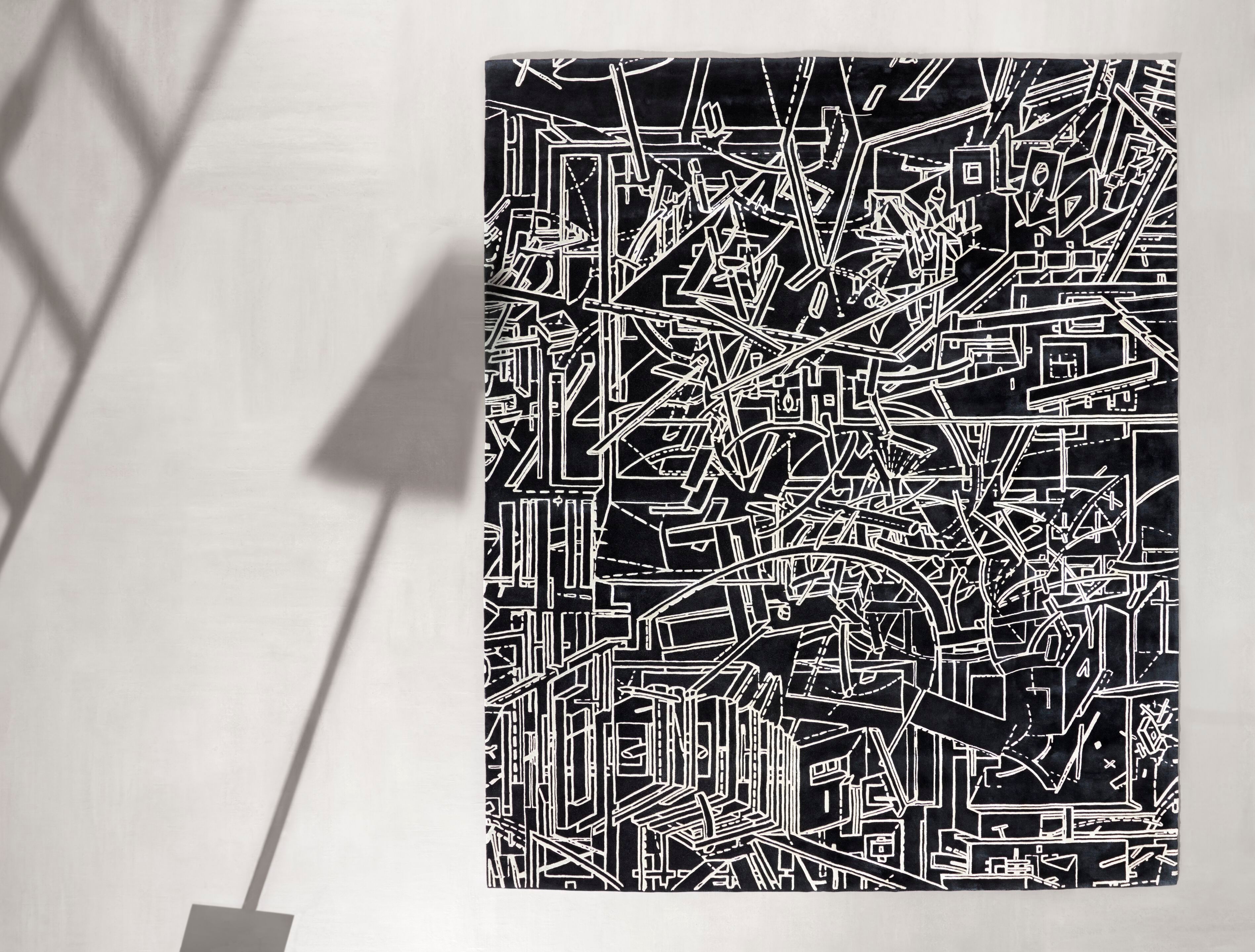 Ковер ручной работы из ткани Loloey Даниэль Либескинд ARCH-00058020 - Вид №1