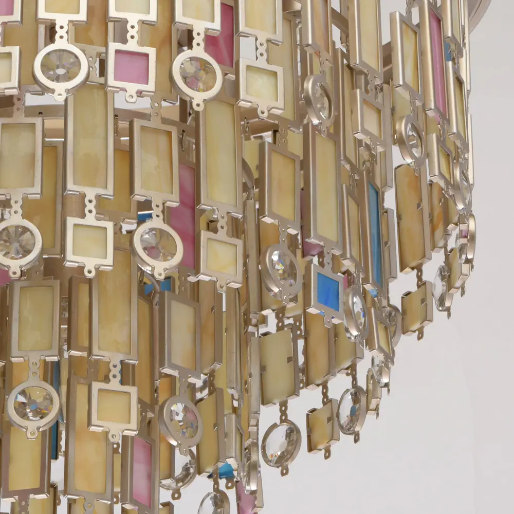 Люстра хрустальная потолочная «Марокко», 7 ламп, 14 м², цвет бежевый MW-Light STLM-2073971 - Вид №3