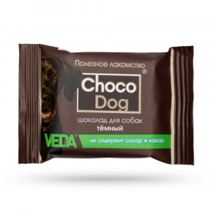 ПР0043759 Лакомства для собак Choco Dog шоколад темный 15г ВЕДА