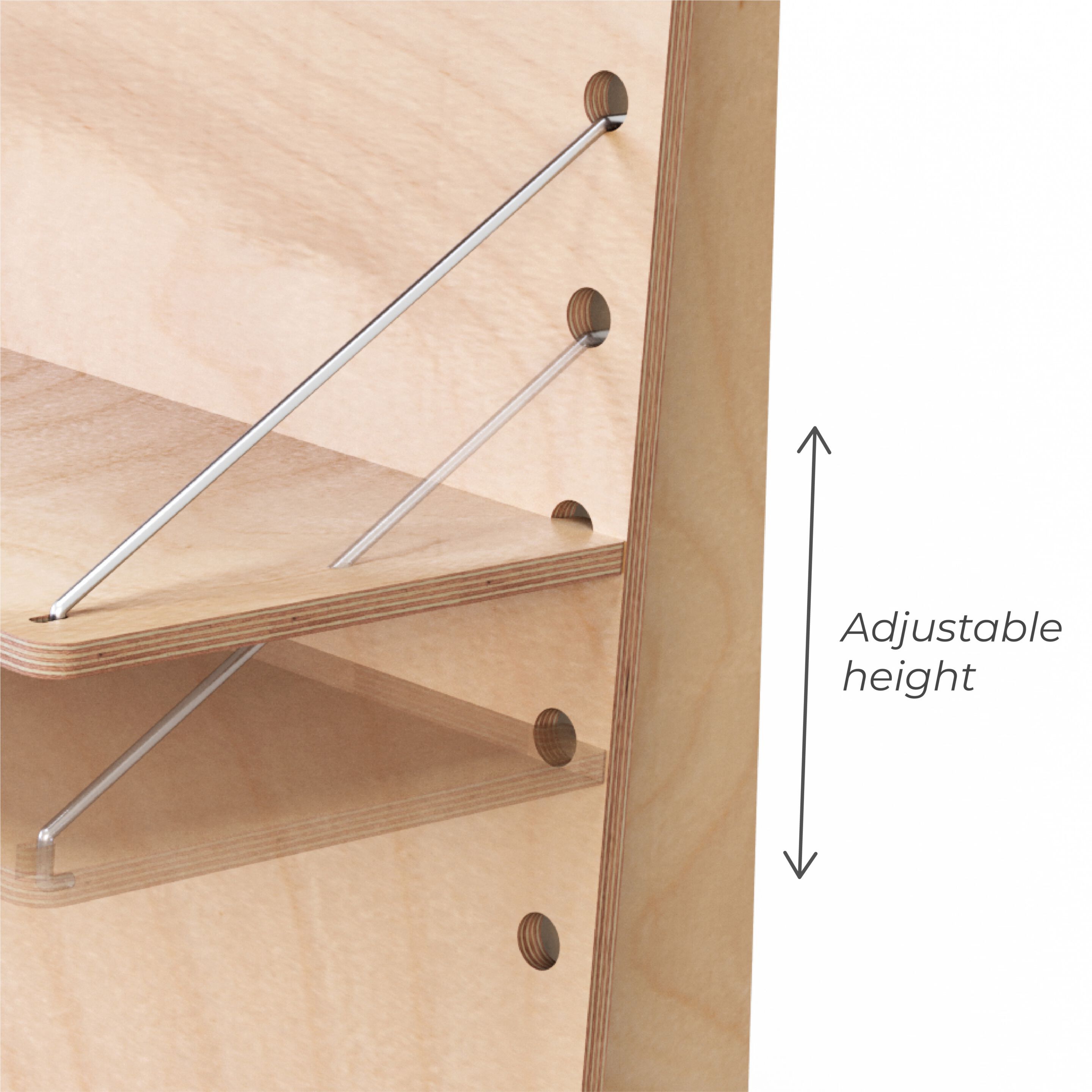 Деревянная напольная стойка дисплея Esposit экспоненты ARCH-00116171 - Вид №6