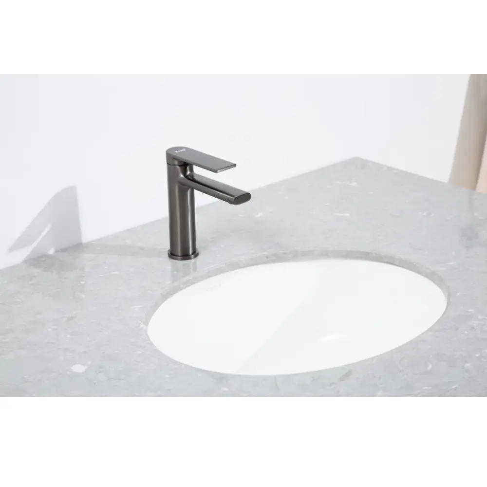 Смеситель для раковины Frap Arne однорычажный цвет графит STLM-2030990 - Вид №3