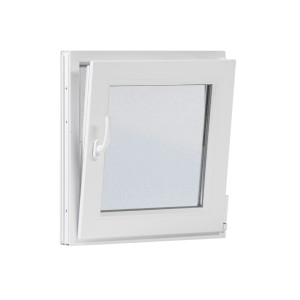 Окно ПВХ 2639 правое одностворчатое (ВхШ) 57х60см однокамерный стеклопакет цвет белый WHS