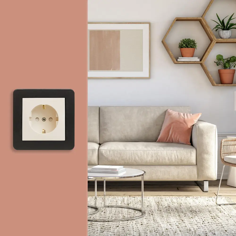 SYSTEME ELECTRIC Розетка скрытого монтажа W59 с защитными шторками 18799295 STLM-1118643 - Вид №6