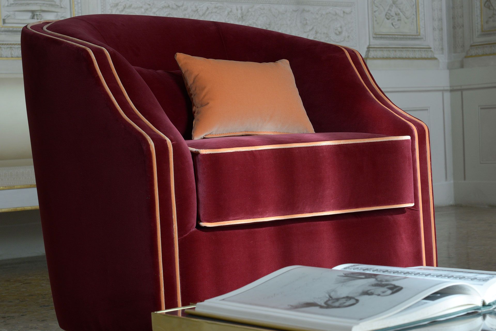 Тканевое кресло с подлокотниками Domingo Salotti Cleio ARCH-00063159 - Вид №3