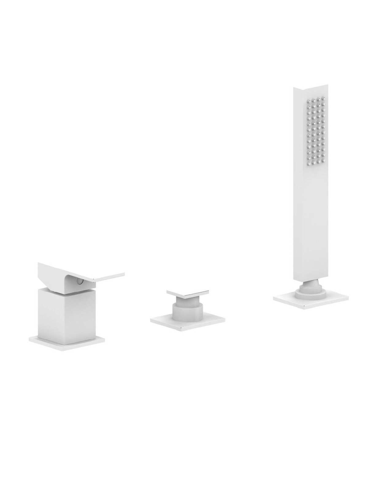 Однорычажный смеситель для ванны с ручным душем Rubinetterie Frattini Vita Due ARCH-00144336 - Вид №14