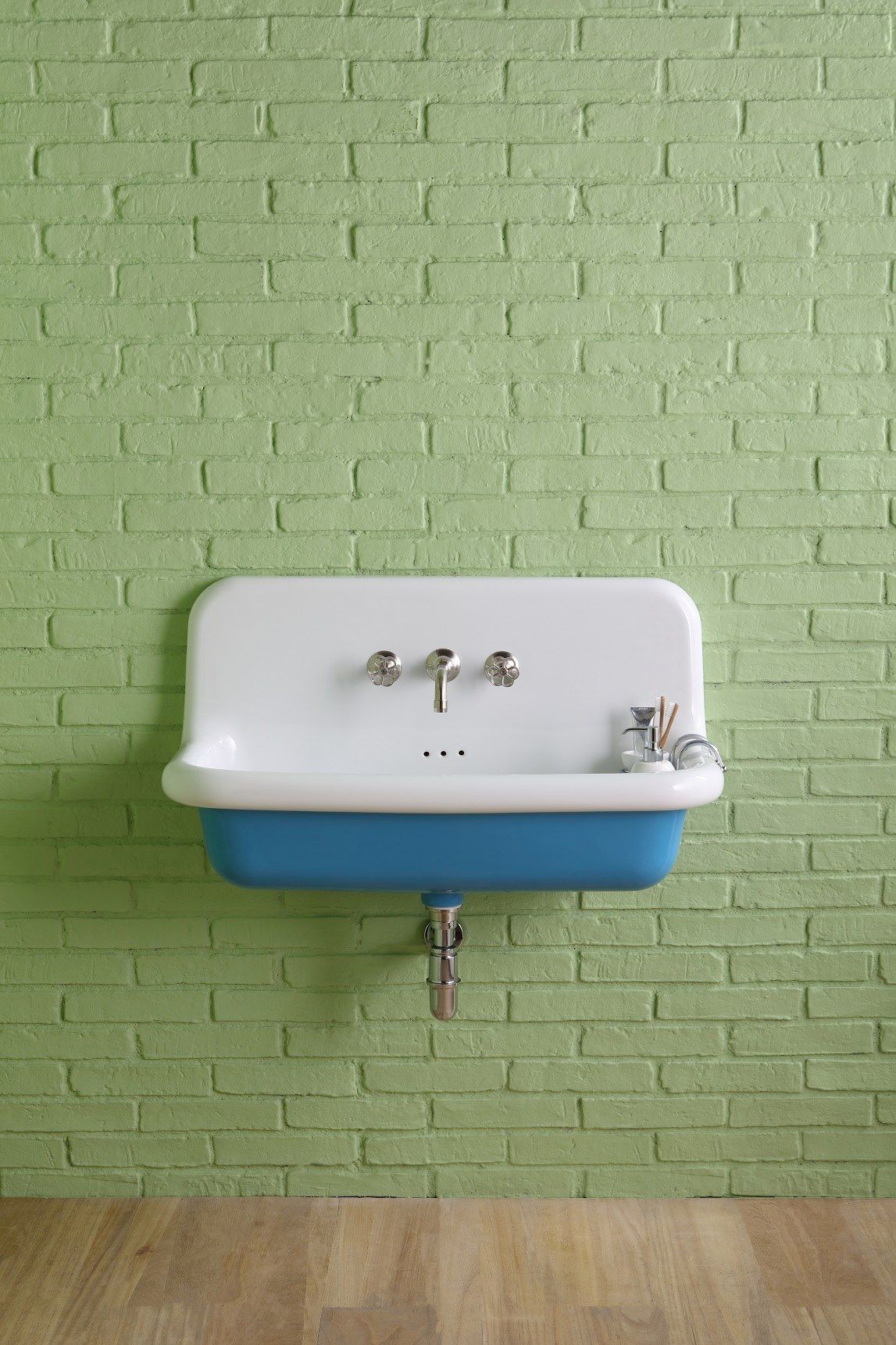 Керамическая прямоугольная подвесная раковина BLEU PROVENCE TrueColors ARCH-00092384 - Вид №2