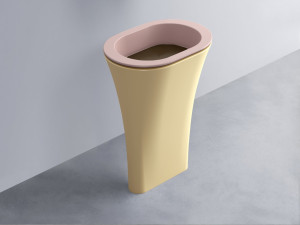 AMLA65-CP+AMPILO-CA+AMCOLO-CN Раковина Amedeo Ovale отдельностоящая cielo Enjoy + Amedeo