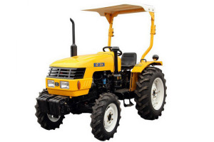 15296371 Садовый трактор с козырьком, дугой безопасности, гидроусилителем руля и гидровыходами DF 304 DongFeng