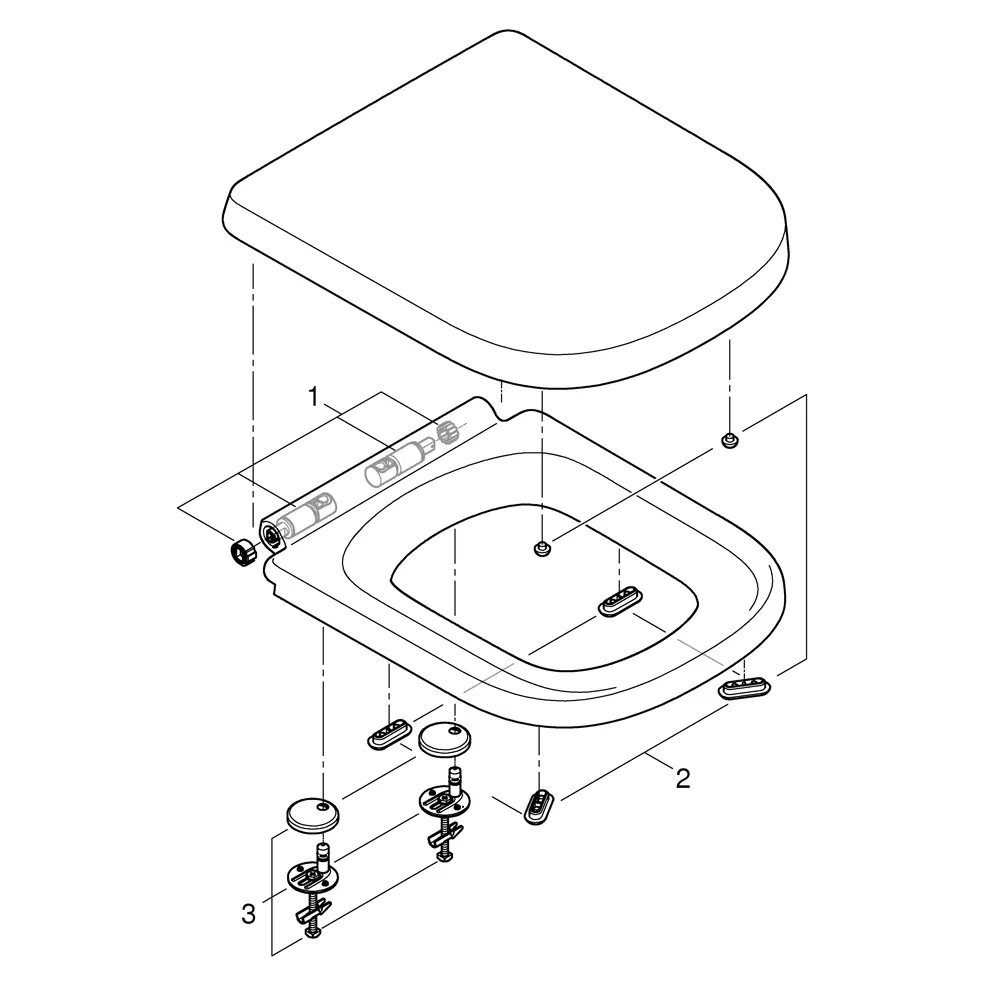 Унитаз-компакт Grohe Triple Vortex универсальный выпуск двойной слив STLM-2196421 - Вид №3