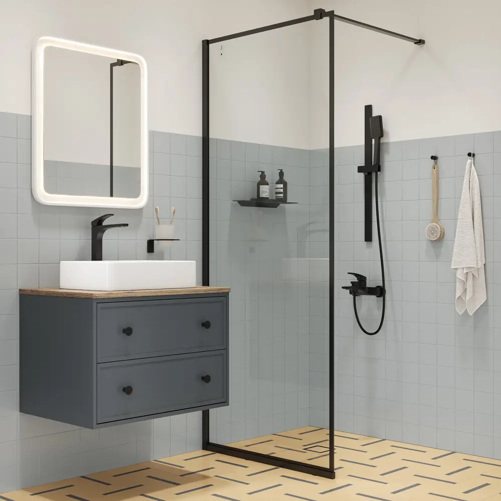 IDDIS Lahta — настольный смеситель для раковины в матовом черном цвете 89348637 STLM-1583051 - Вид №2