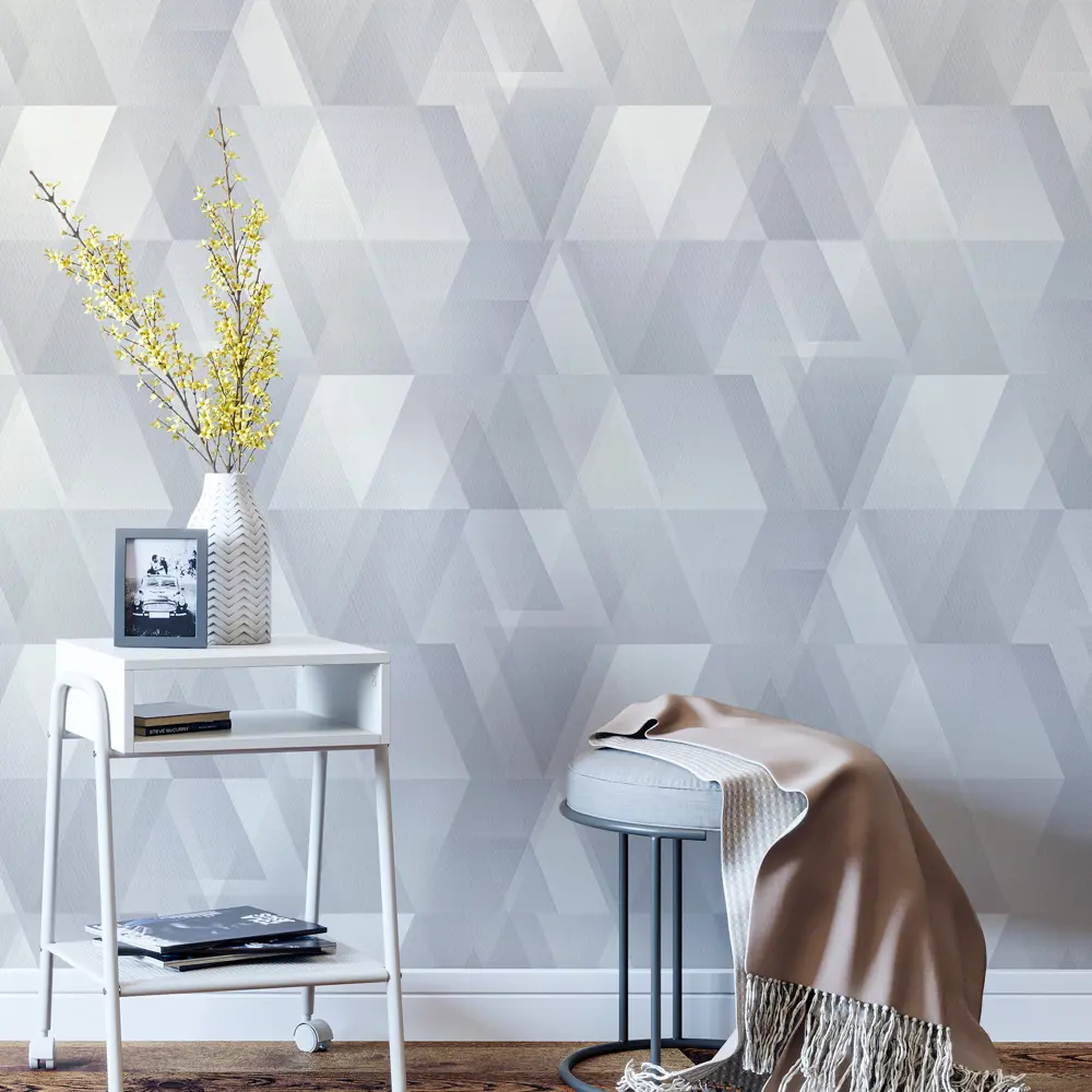 Обои флизелиновые Palitra Home Trimotion серые 1.06 м HC71913-14 STLM-2171252 - Вид №2