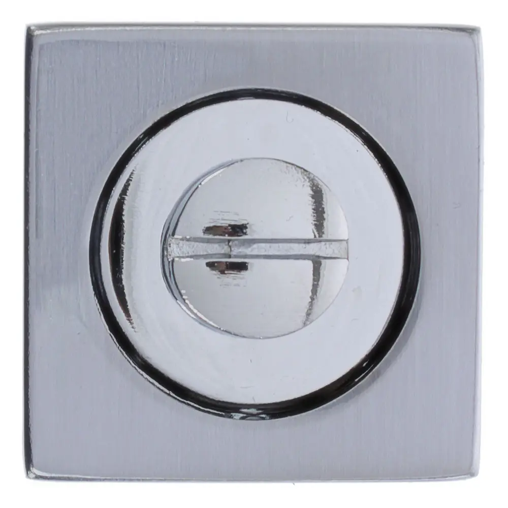 Фиксатор-вертушка для дверей Inspire квадратный, цвет хром STLM-2181262