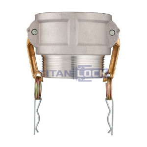 Камлок алюминиевый тип B розетка, наруж. резьба NPT 3", TL300BALN TITAN LOCK