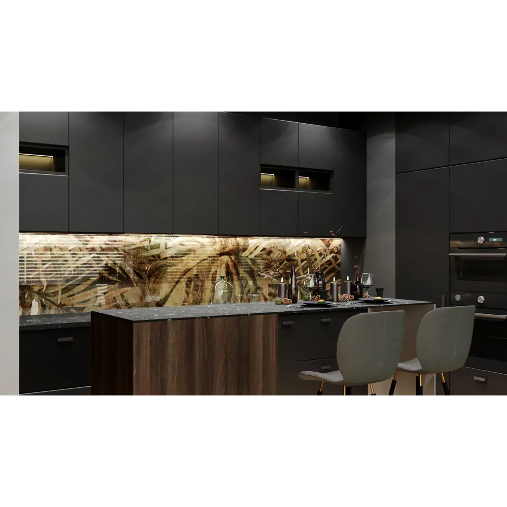 Стеновая панель Tropical Rusty 240x0.4x60 см АКП цвет коричневый ALUMOART STLM-2169521 - Вид №2