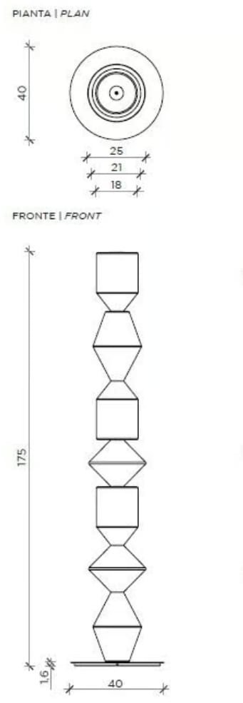 Торшер из полиуретана In Stock Mogg ARCH-00076246 - Вид №9