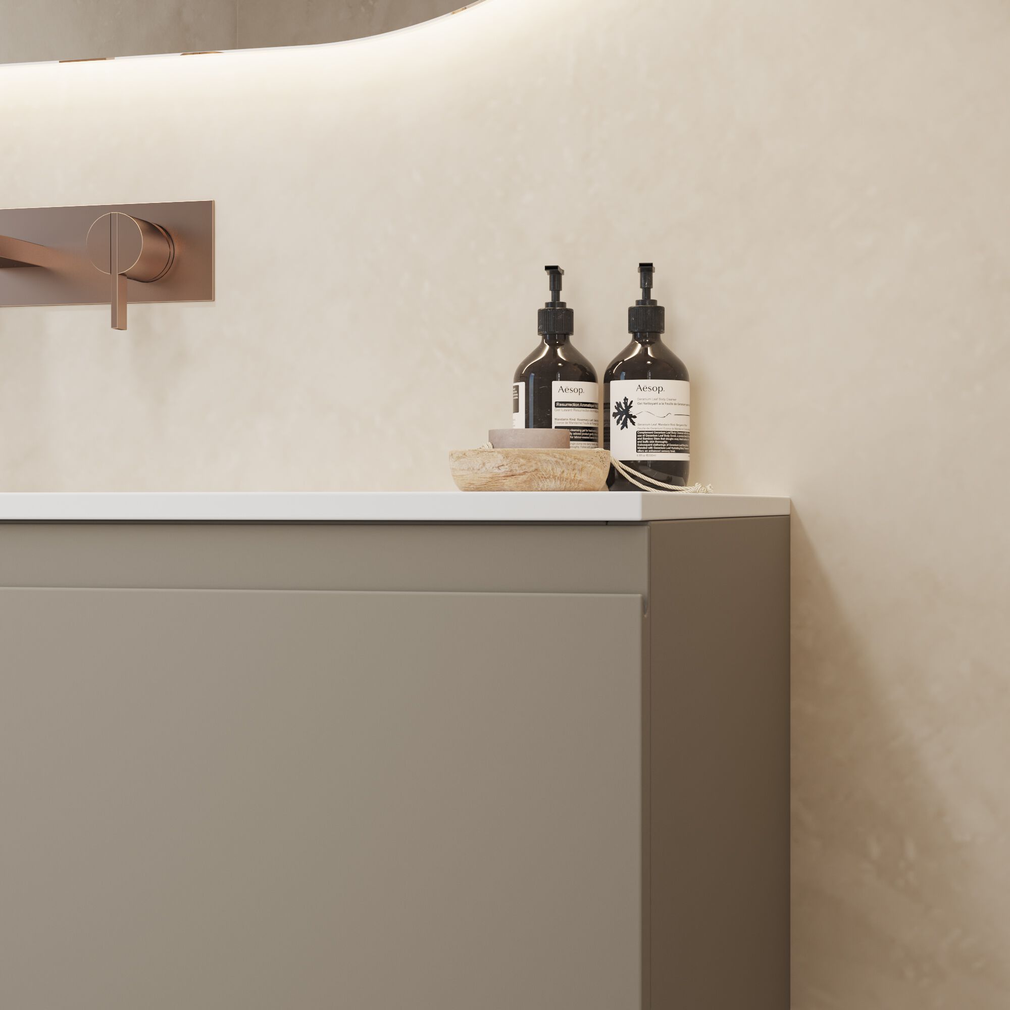 Двойная раковина Corian® с ящиками RILUXA Apollo ARCH-00102891 - Вид №6