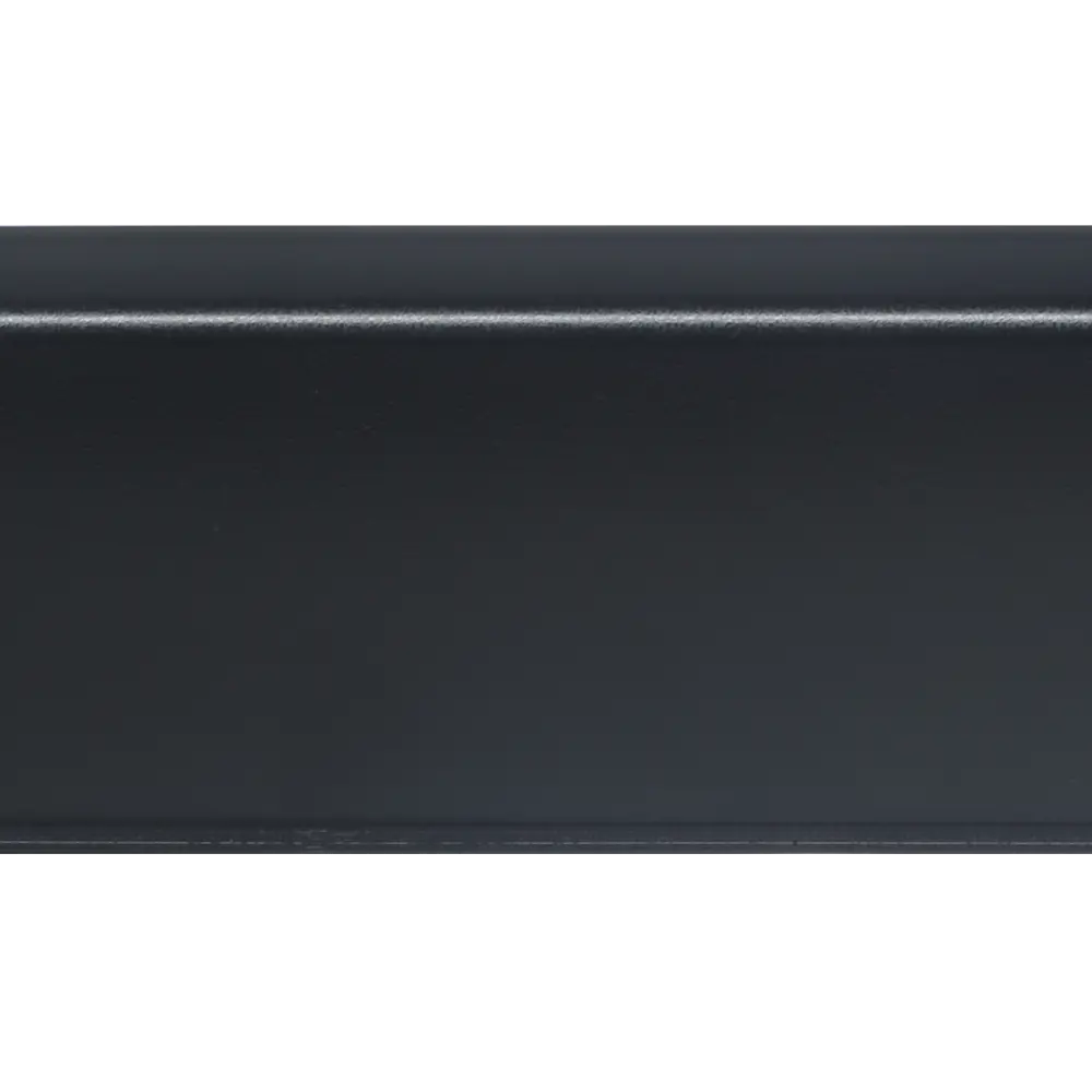 Santreyd Плинтус напольный матовый черный 80 мм с кабельным каналом 86483300 STLM-0069159 - Вид №1