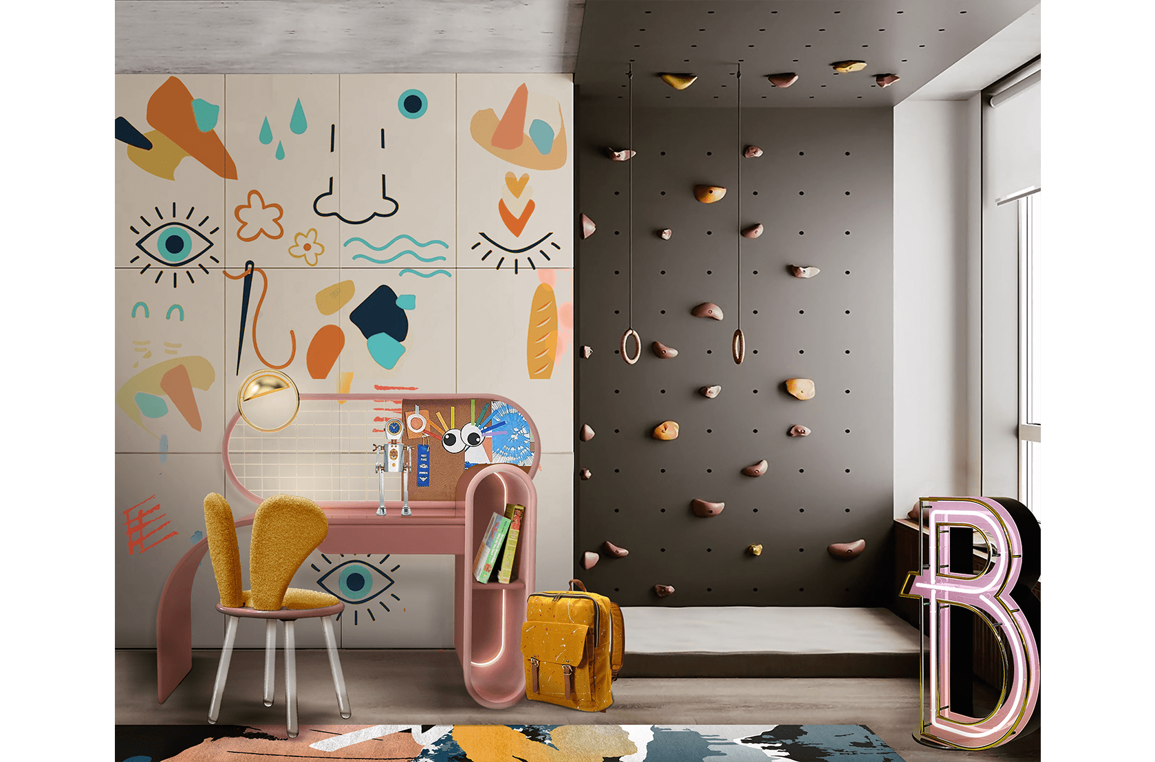 CIST449 Детский обеденный стул Маленький зайчик Circu  - Вид №12