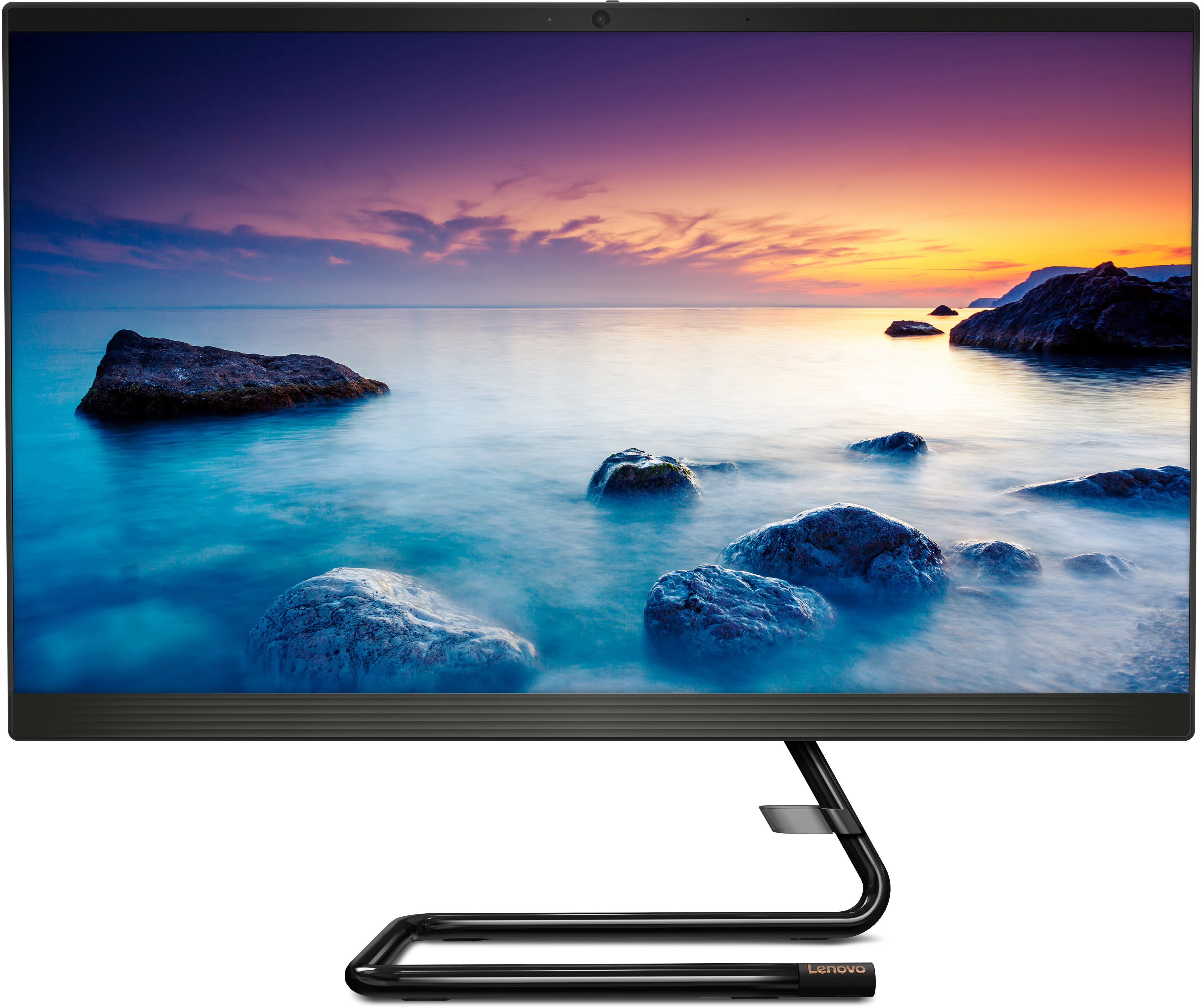 F0EW002CRK ideacentre aio 3 24are05 23.8"(1920x1080)/amd ryzen 3 4300u(2.7ghz)/4096mb/256ssdgb/dvdrw/int:amd radeon/bt/wifi/war 1y/6kg/black/w10 + keyboard, mouse usb Lenovo Santreyd  - Вид №3