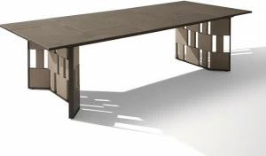 Giorgetti Прямоугольный мраморный садовый стол