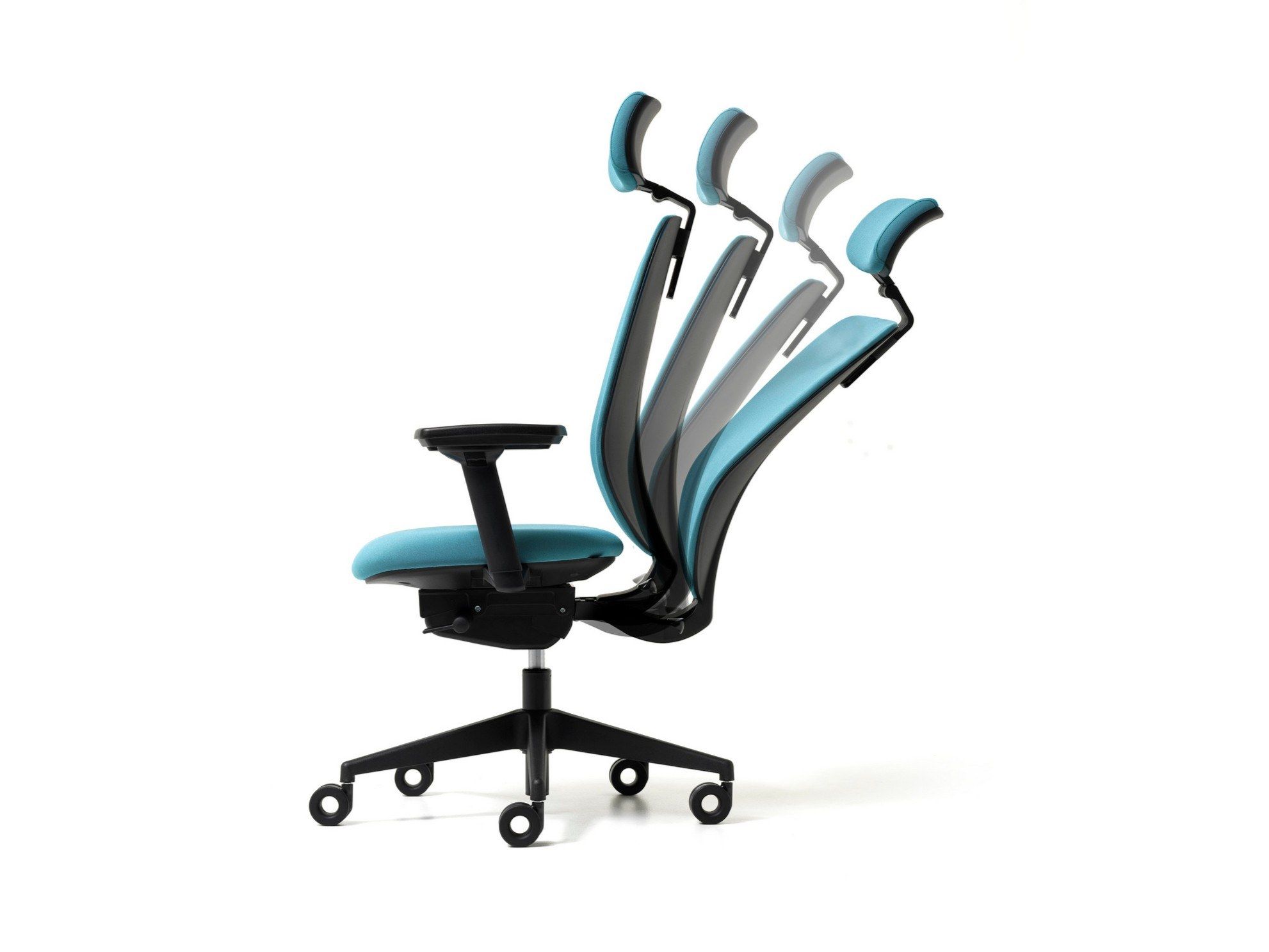 5 спиц подлокотник ткань регулируемая высота операционный стул офис Diemme Кожа ARCH-00051264 - Вид №18