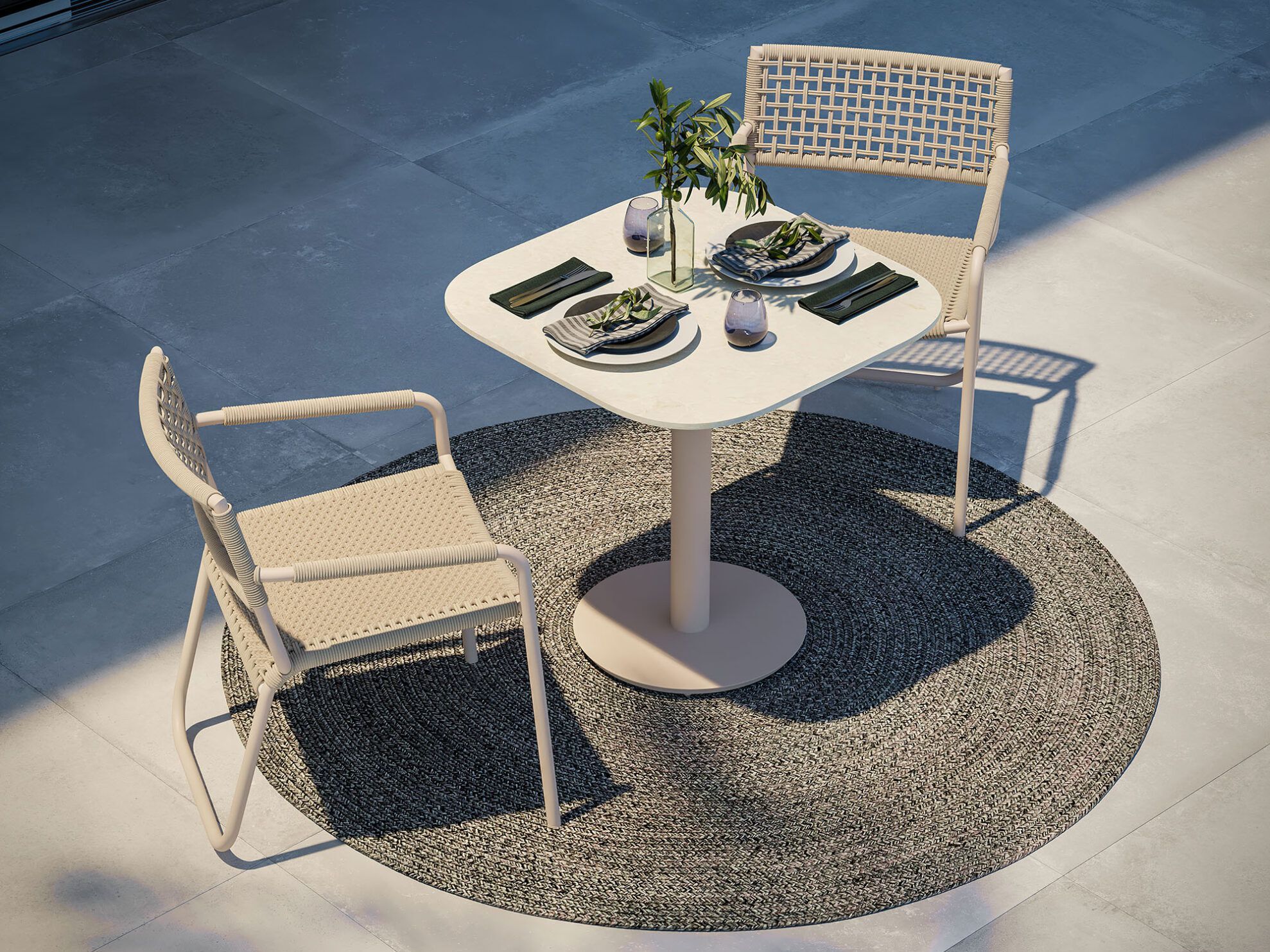 Алюминиевый садовый стул с подлокотниками Walters Coast ARCH-00146402 - Вид №6