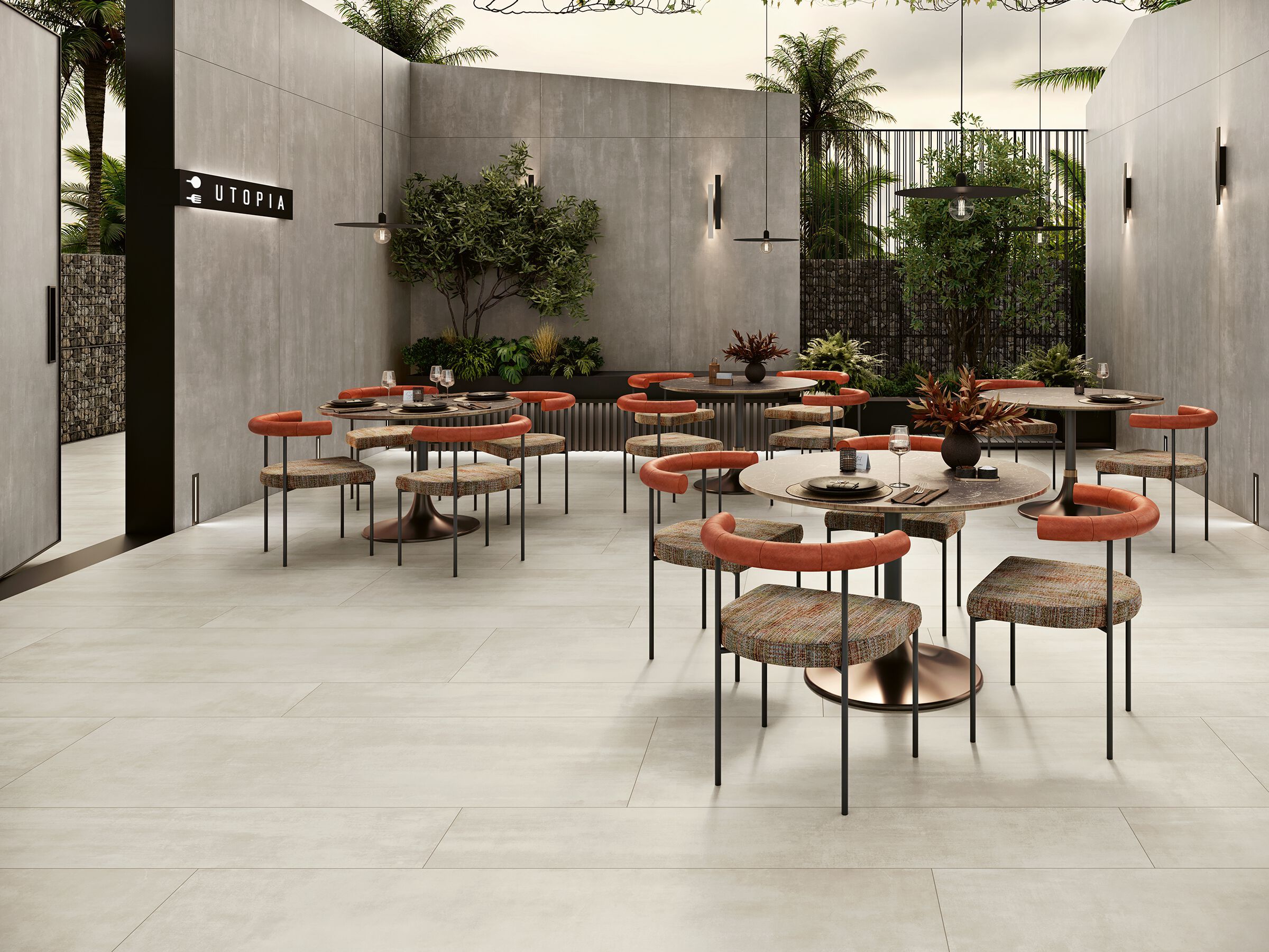 Пол / керамогранит с эффектом цемента Revigrés ARCH-00102531 - Вид №1