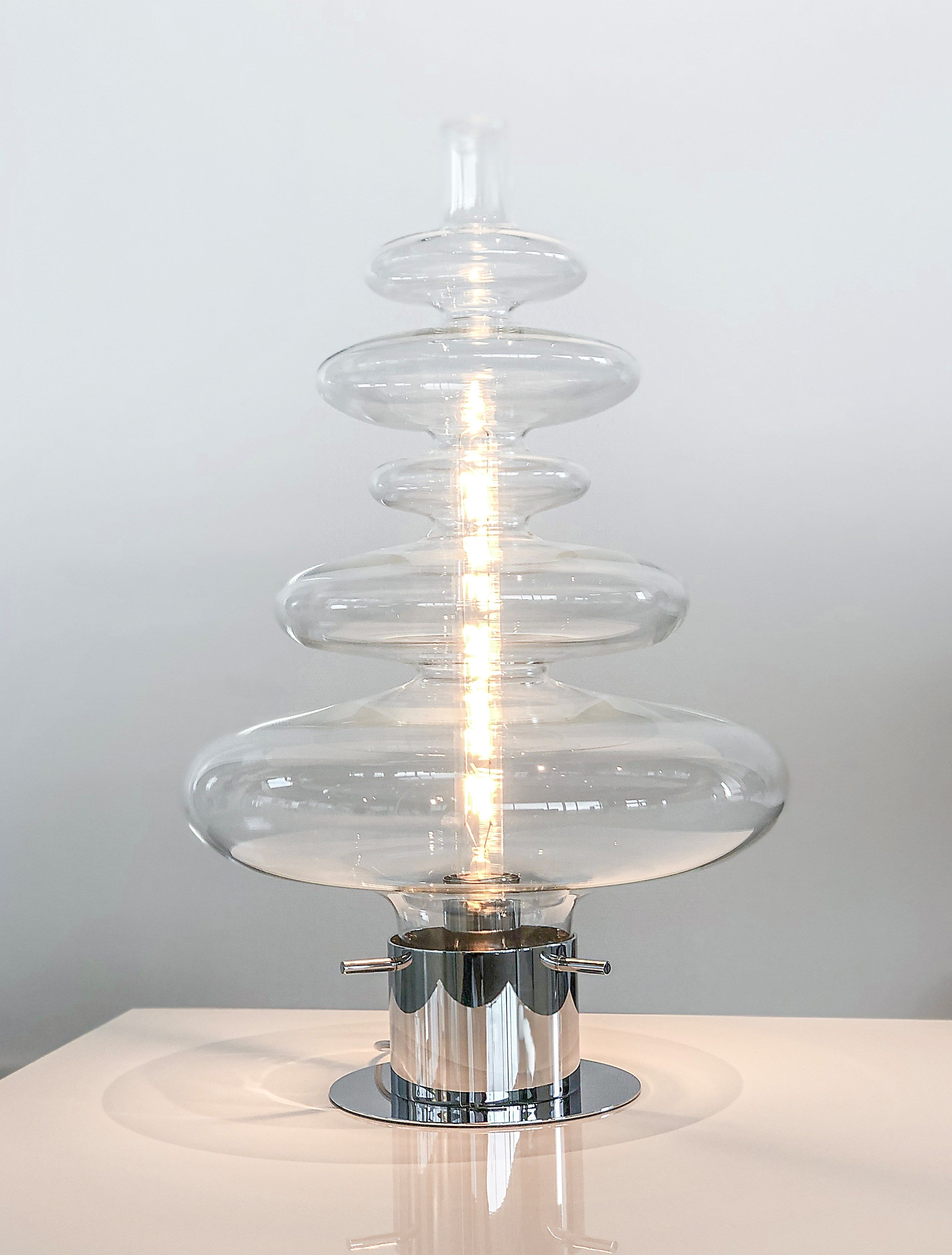 Стеклянная светодиодная настольная лампа ILFARI Reflexx ARCH-00130618 - Вид №1