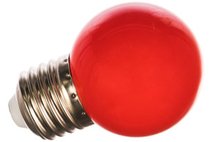 15974701 Декоративная светодиодная лампа LED-G45-1W/RED/E27/FR/С UL-00005646 Volpe