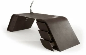 Aston Martin Письменный стол из кожи с ящиками