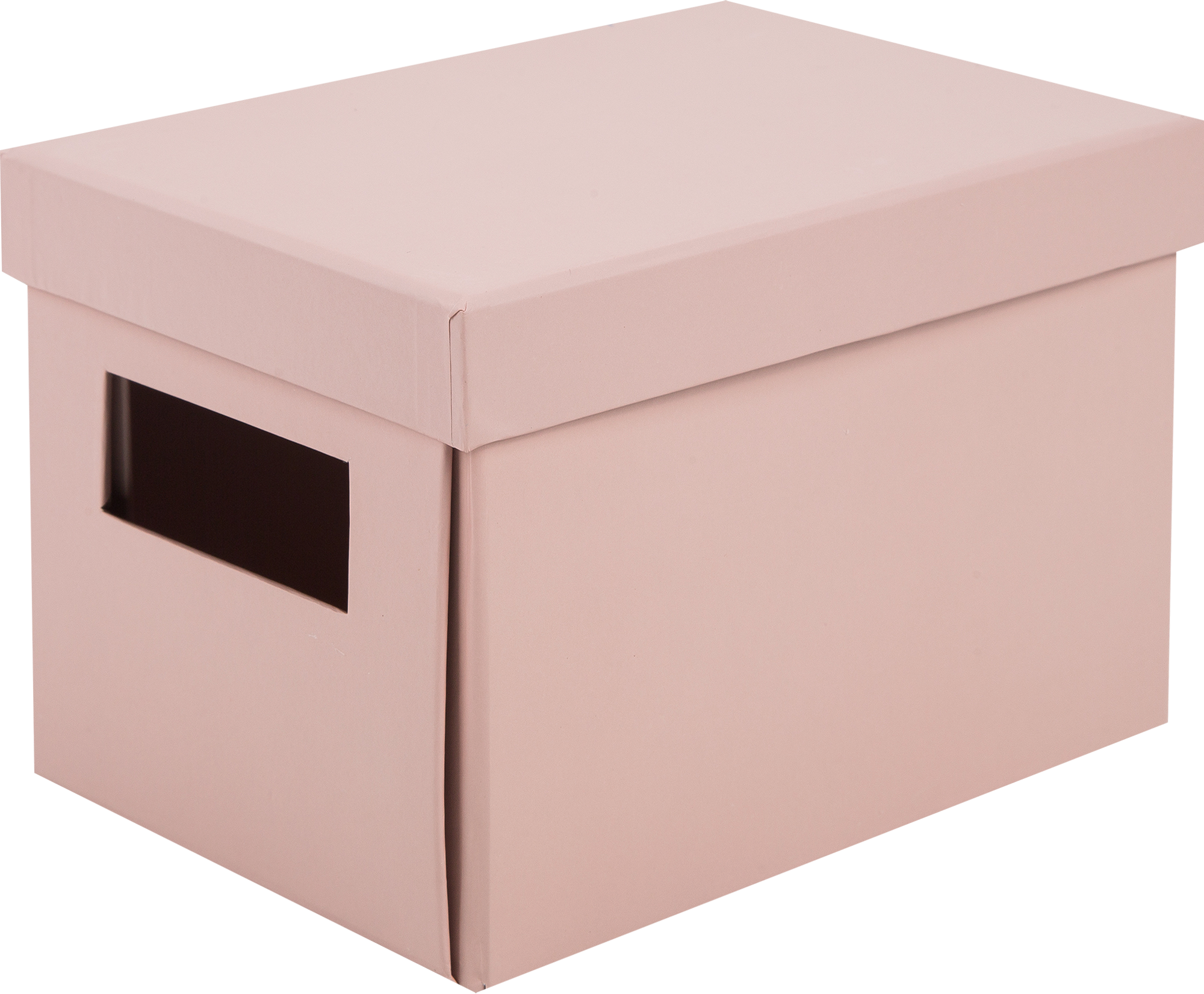 82861142 Коробка складная 20x12x13 см картон цвет розовый STLM-0037304 STORIDEA