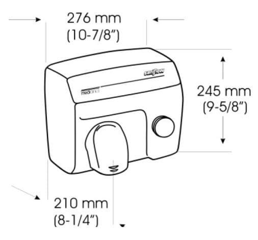 Стальные автоматические электрические полотенца Thermomat MP402N ARCH-00083945 - Вид №2