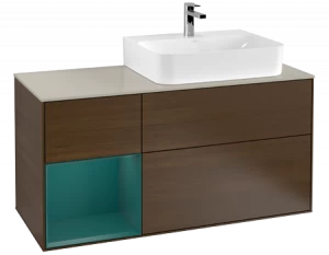 Villeroy&Boch Тумба под раковину Прямоугольная версия F143GSGN Finion Walnut Veneer