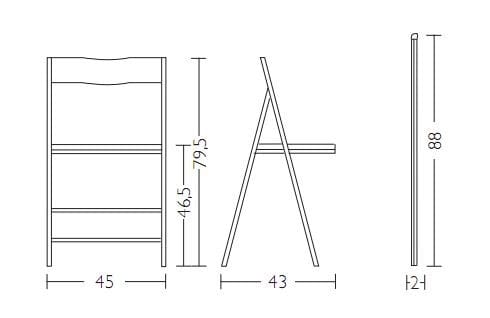 Складной стул из полипропилена Arredo Creativo тонкий ARCH-00045287 - Вид №10