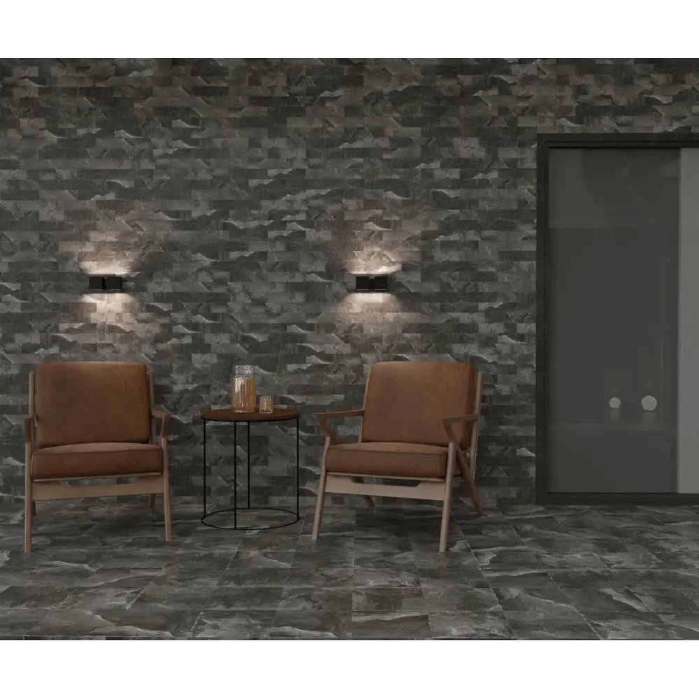 Глазурованная клинкерная плитка Керамин Касл Рок 5 29.8x29.8 см 1.51 м² матовая цвет графит Без серии STLM-2132320 - Вид №6