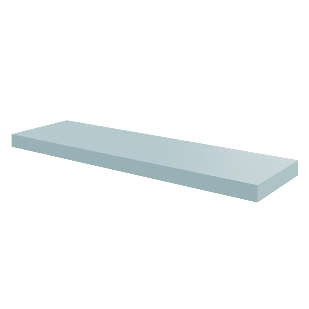 Полка настенная Spaceo Aqua 80x23.5 см МДФ цвет синий STLM-2166174 - Вид №1