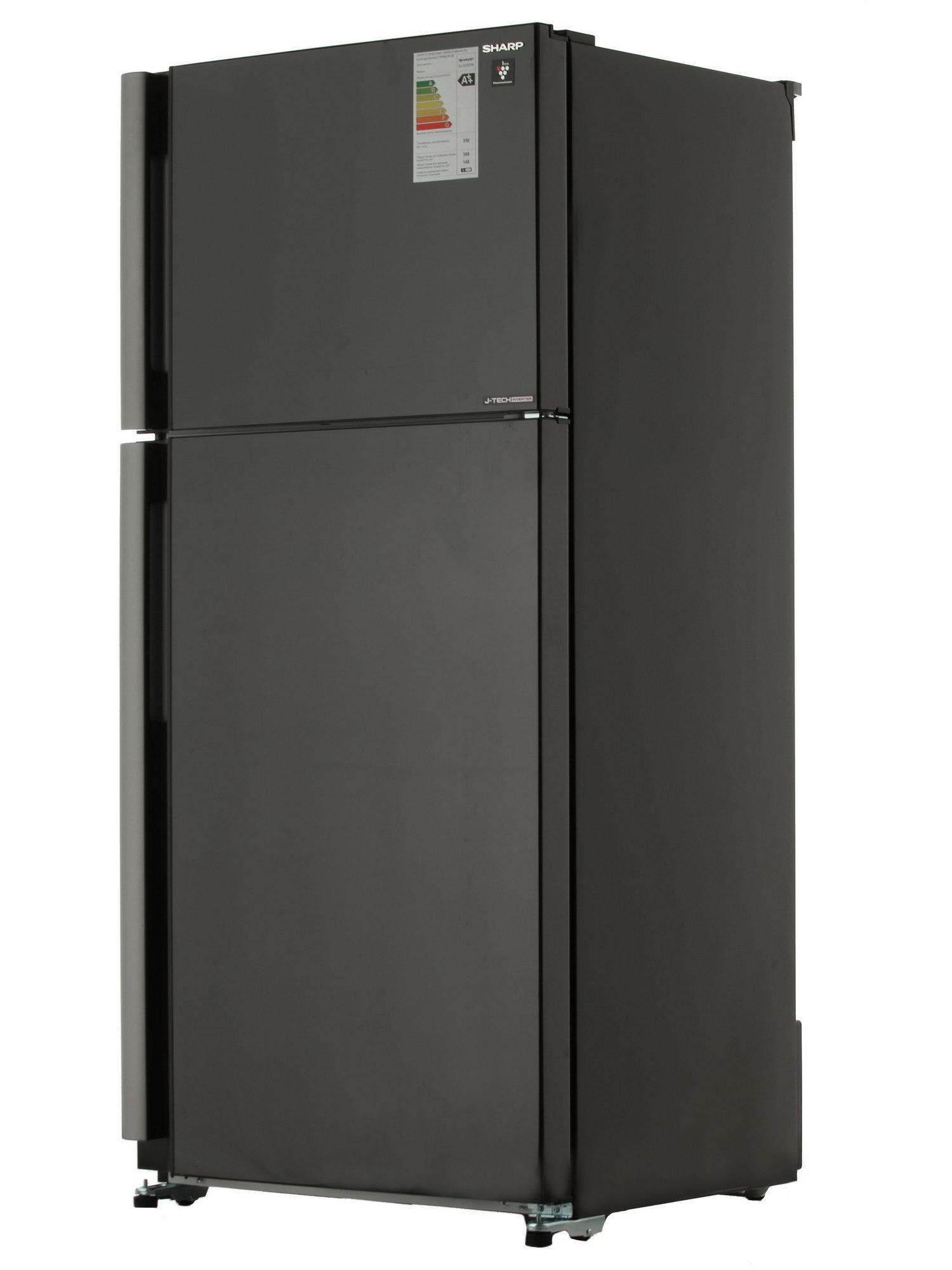 7919034 Холодильник с морозильником   Sharp SJXE55PMBK черный STDN-0084373 - Вид №3