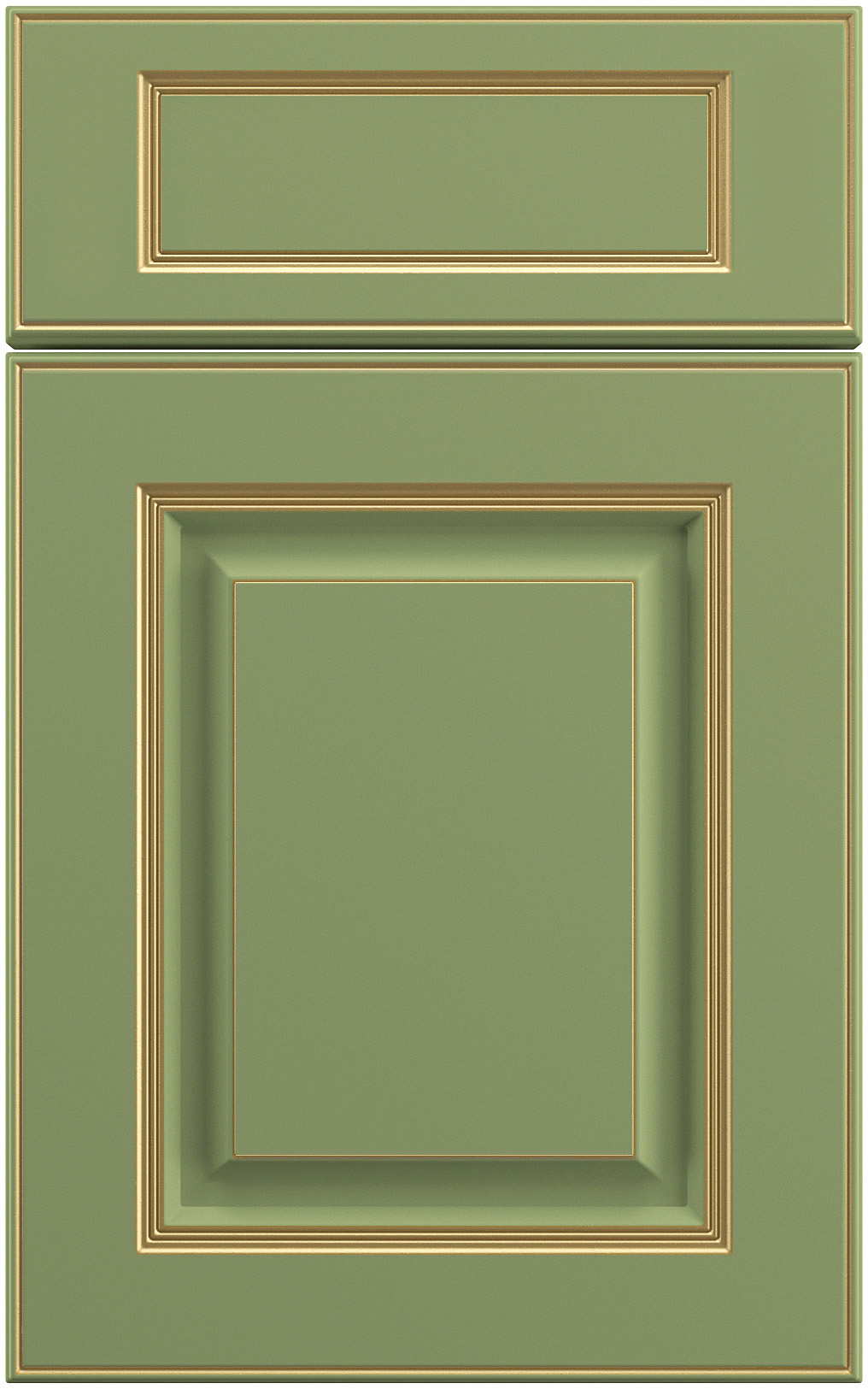 Фасады для кухни Патина Фрезеровка «Этьен+» 802 Зеленый SIST3095-7044 SIDAK