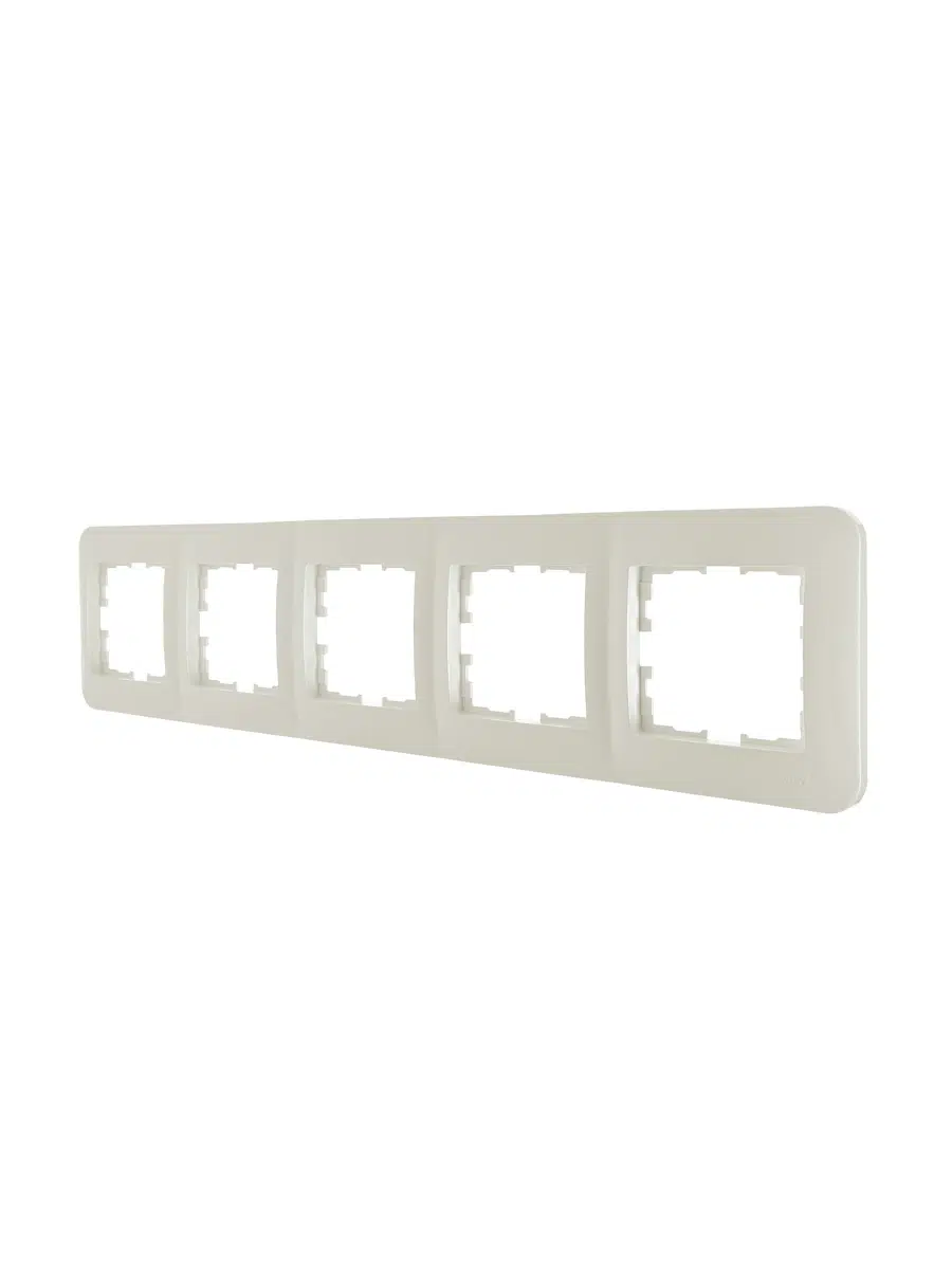 ASTI Рамка 5-ая горизонтальная б/вст жемчужно-белый перламутр LEZARD 7081-3000-150