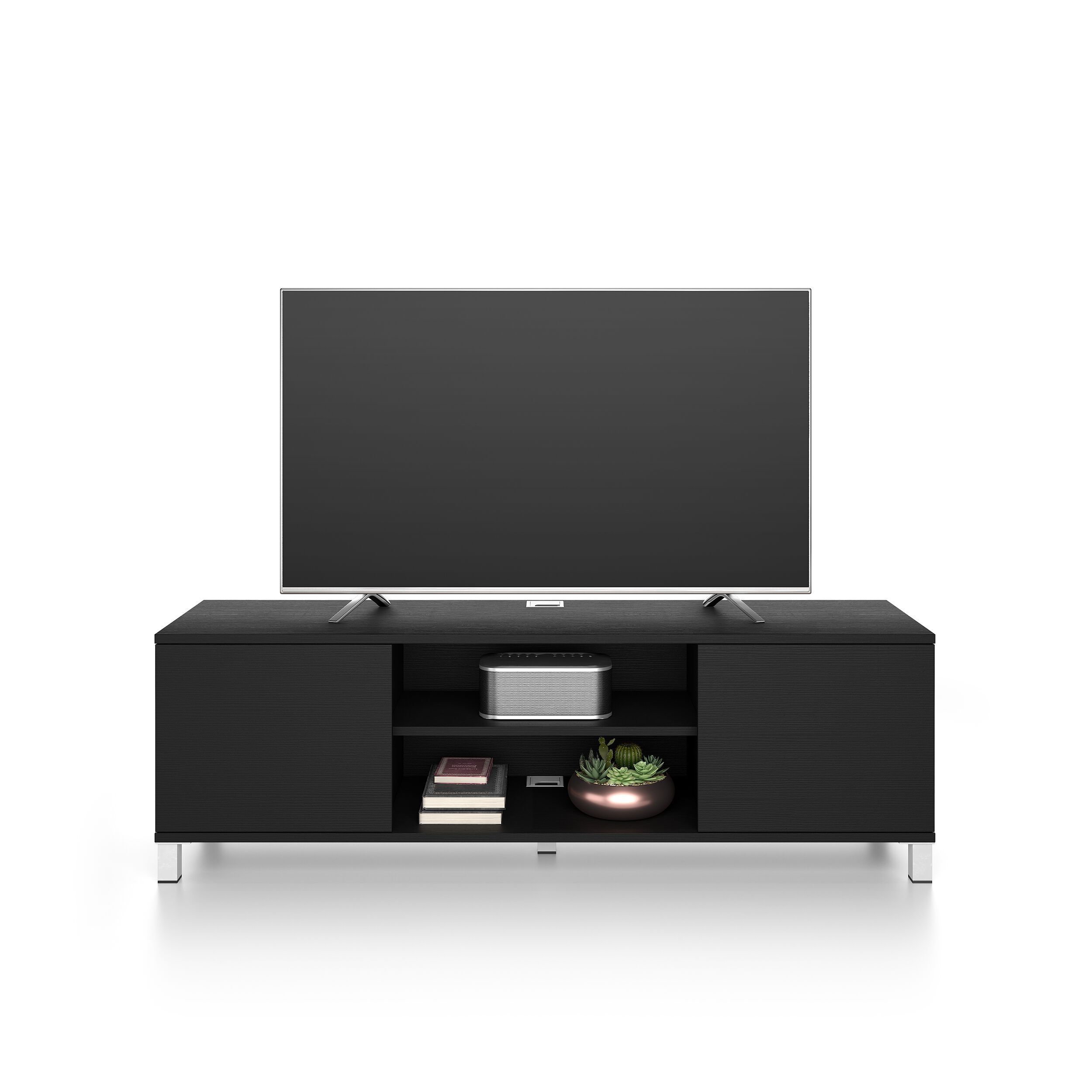 Мебель для телевизора из меламиновой ткани с системой кабельных втулок и распашными дверцами Mobili Fiver Rachele ARCH-00106865 - Вид №40