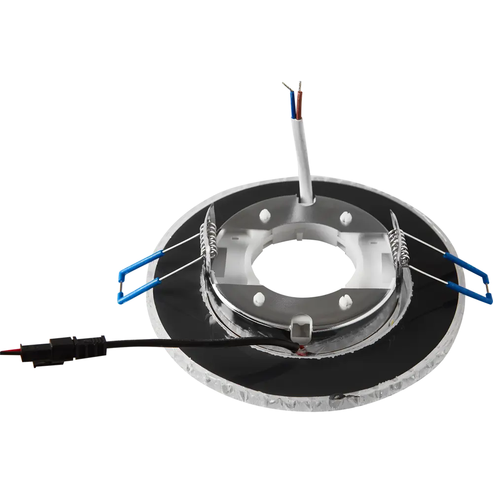 Светильник точечный встраиваемый Italmac Emilia 53 3 70 с LED-подсветкой под отверстие 85 мм, 5 м², цвет прозрачный STLM-2025976 - Вид №6