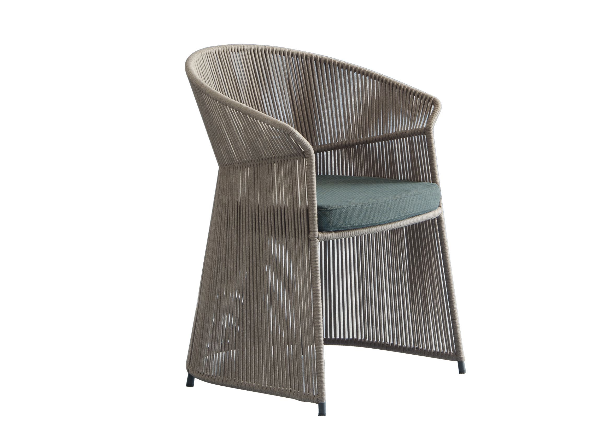 Съемный веревочный садовый стул с подлокотниками Potocco ARCH-00117046