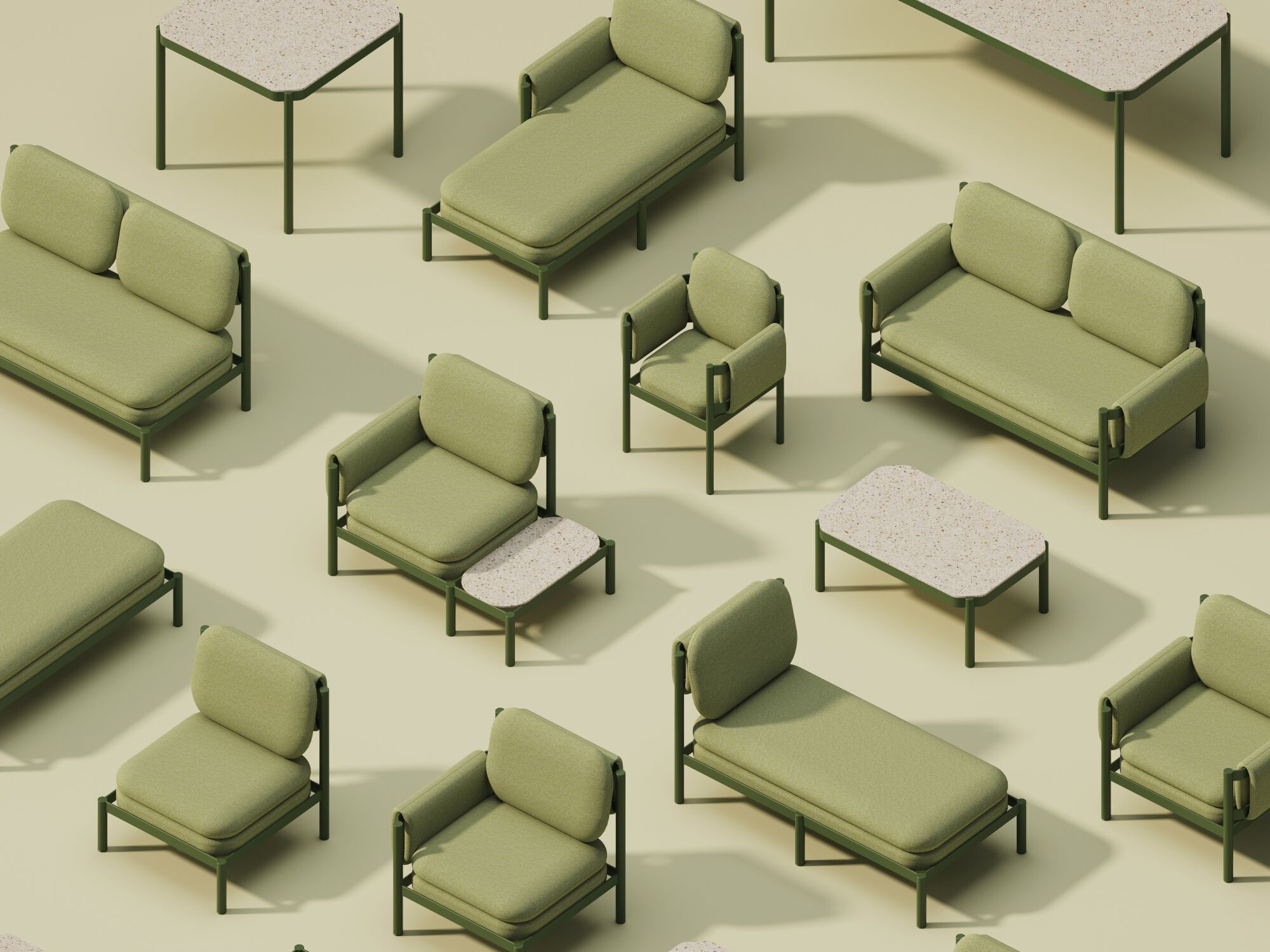 Алюминиевый мягкий садовый стул с подлокотниками Joyf Tropic ARCH-00108686 - Вид №2