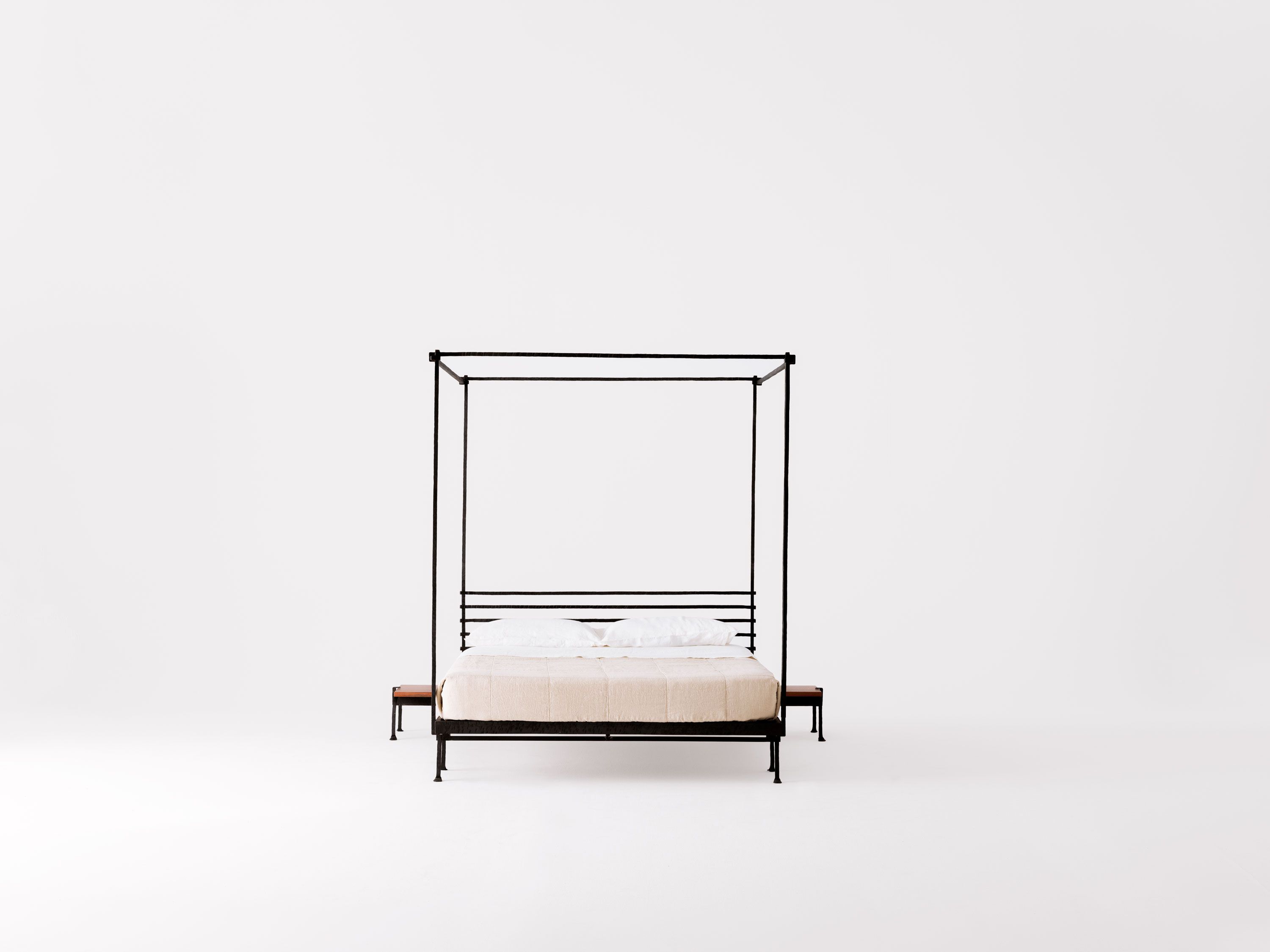 Двуспальная кровать из кованого железа с балдахином Lispi TRESPOLO ARCH-00104943 - Вид №4