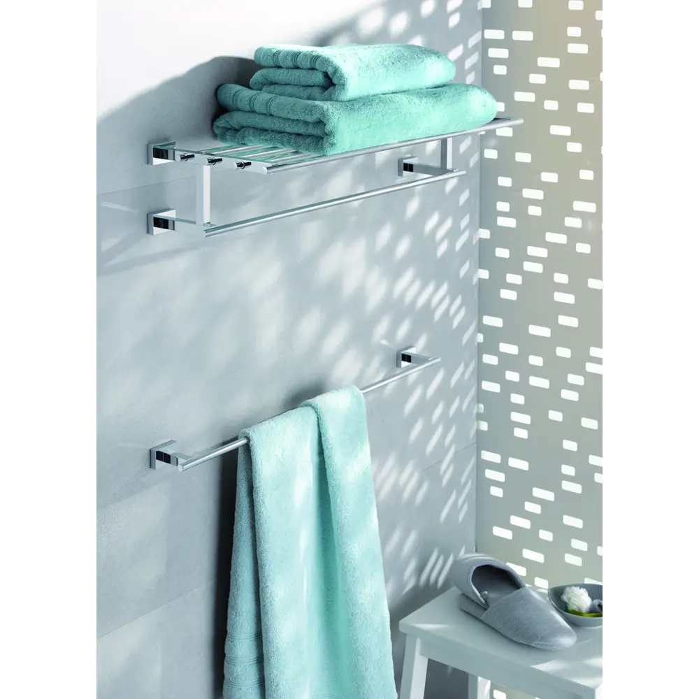 Набор аксессуаров для ванной Grohe Essentials Cube 3 предмета цвет хром STLM-2028682 - Вид №9