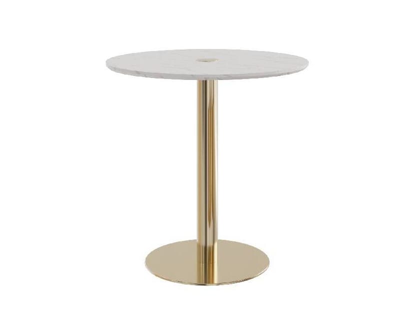 Круглый обеденный стол с мраморной столешницей Myface Dawn ARCH-00091507