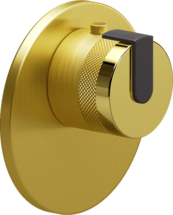 E-8027-R1PBE-L1GM-BB-T Термостатический переключатель 3/4-Внешняя часть GRAFF MOD+