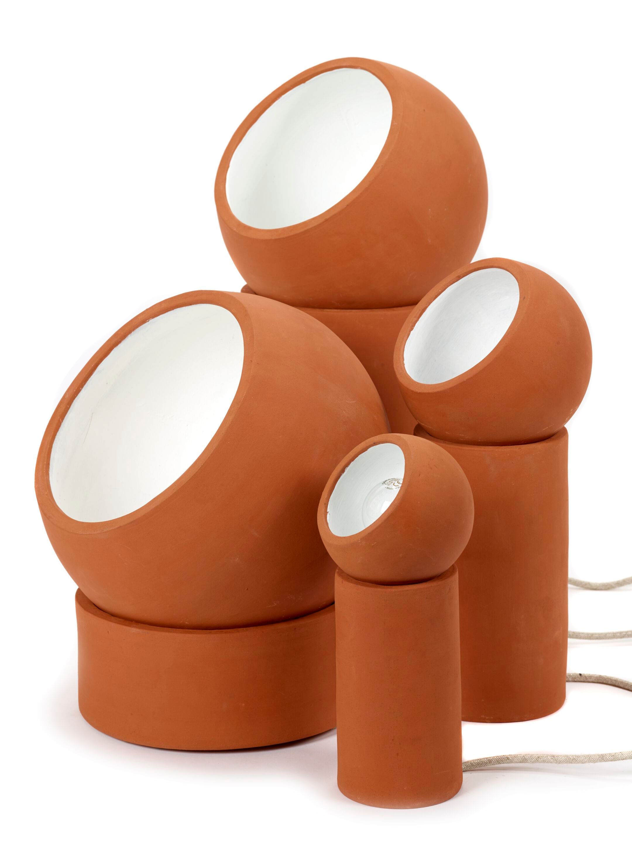 Регулируемая терракотовая светодиодная напольная лампа Serax Terra Light ARCH-00106676 - Вид №6