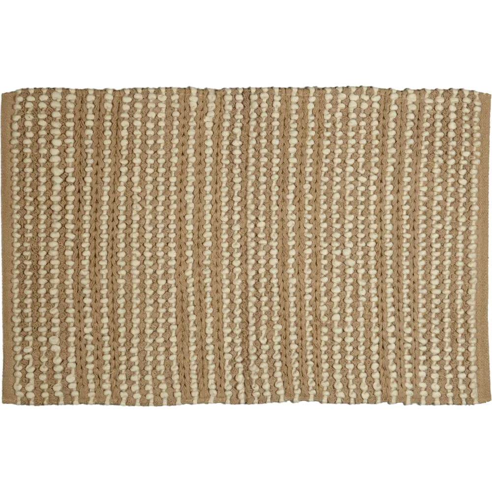 Коврик Inspire декоративный хлопок CARU 60x90 см цвет бежевый STLM-2094749